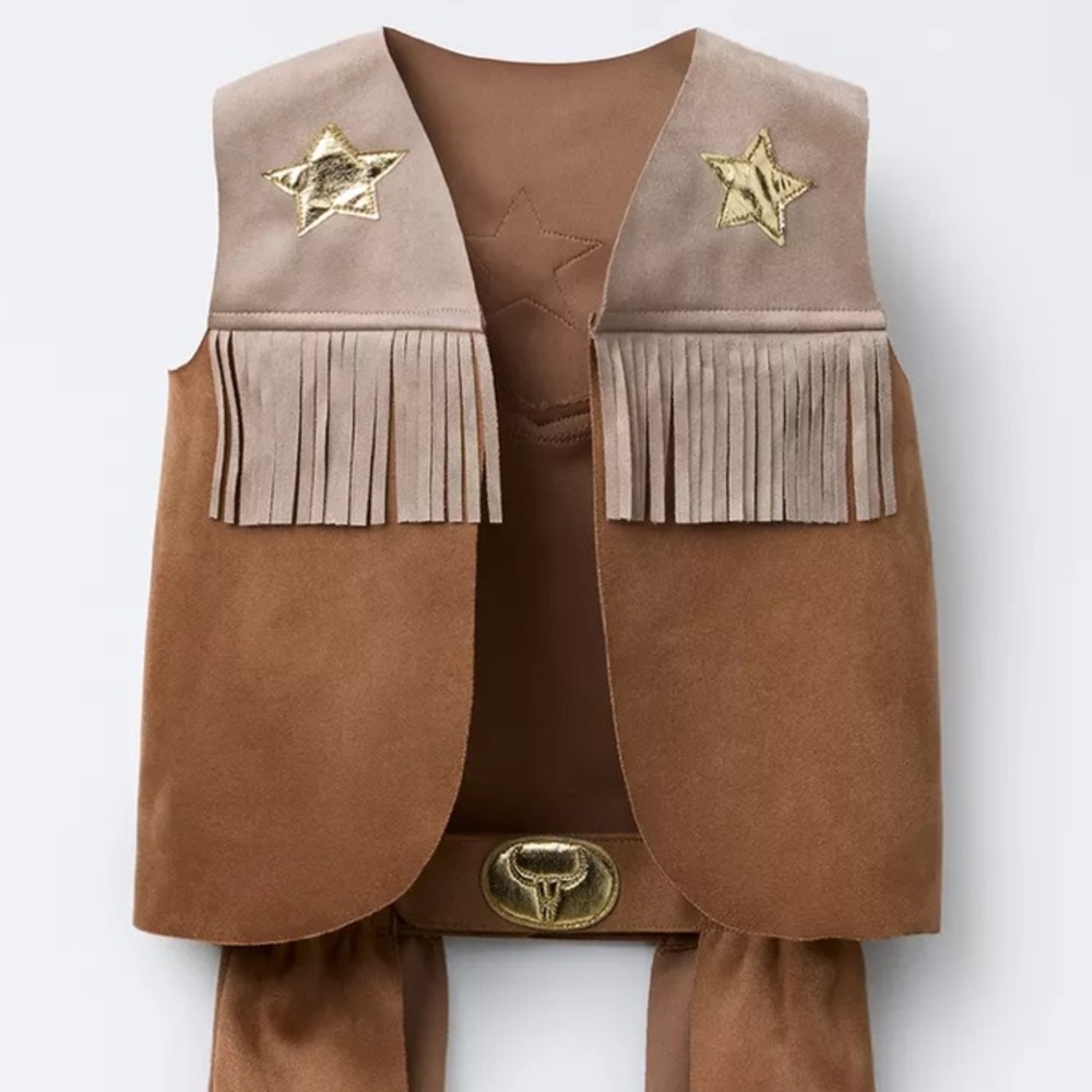 ZARA FAUX SUEDE COWBOY COSTUME